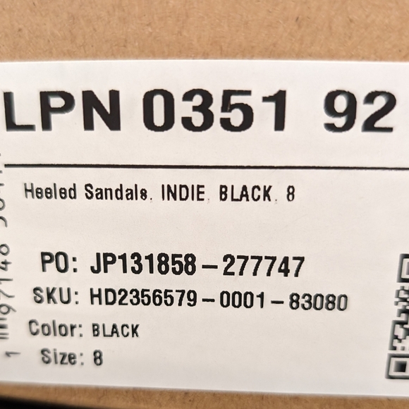 Just Fab Indie heeled sandals - Picture 3 of 3